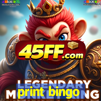 print bingo